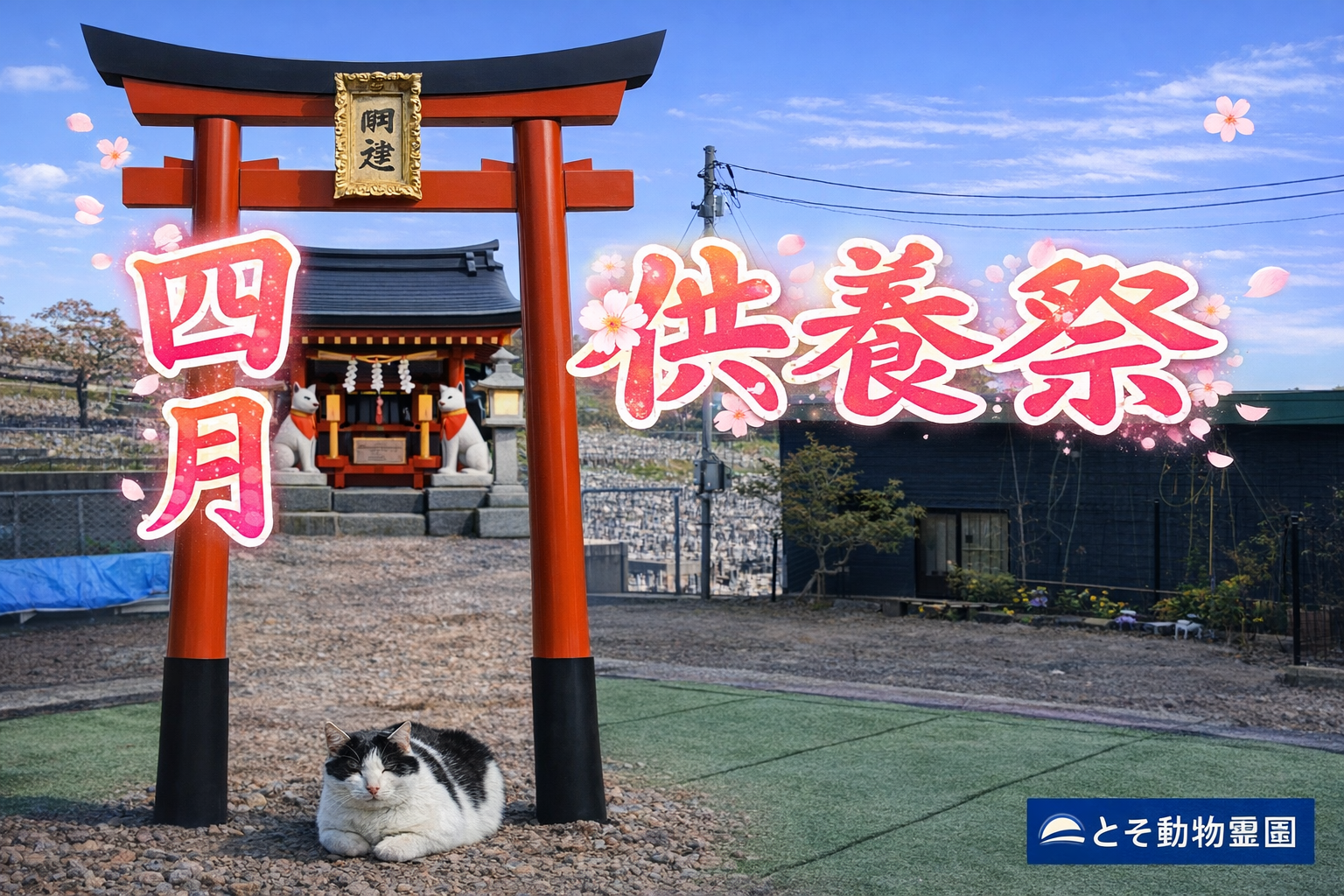 2026年月4日5日(日)11時の月例ペット供養祭について…〜LIVE配信も実施〜