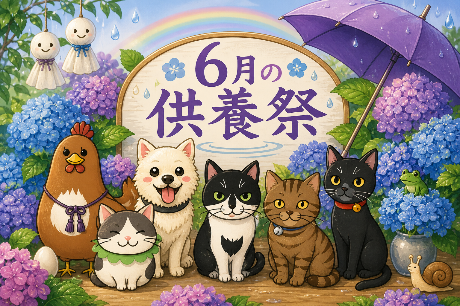 ㊉ 2026年6月７日（日）11時 月例ペット供養祭のご案内｜妙円寺・とそ動物霊園【鹿児島市】